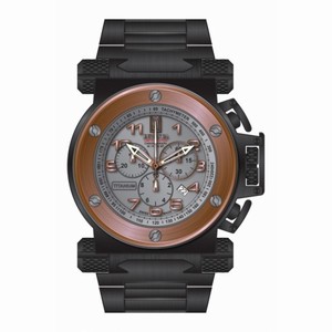 Invicta Jason Taylor Chronograph Grey Dial Black Ion-plated Men's Watch 14514