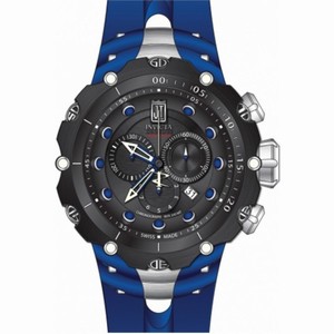 Invicta Jason Taylor Chronograph Grey Dial Blue Polyurethane Band Men's Watch 14420