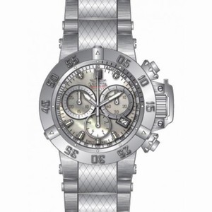 Invicta Jason Taylor Chronograph Mother Of Pearl Dial Stainless Steel Men's Watch 14598