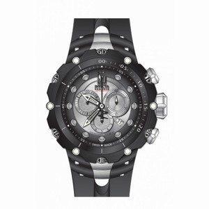 Invicta Jason Taylor Chronograph Silver-tone Dial Black PVD Men's Watch 14419
