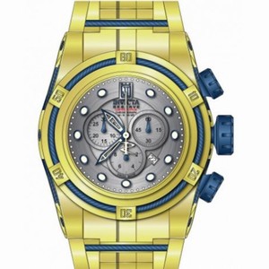 Invicta Jason Taylor Chronograph Silver-tone Dial Gold Ion-plated Stainless Steel Men's Watch 14426