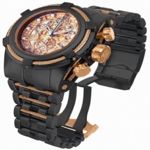 Invicta Jason Taylor Chronograph Skeleton Dial Black Ion-plated Men's Watch 14429