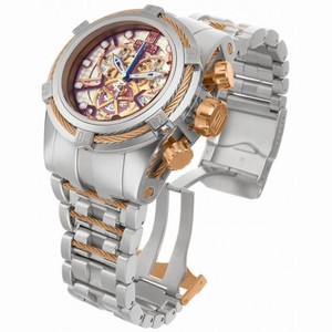 Invicta Jason Taylor Chronograph Skeleton Dial Stainless Steel Men's Watch 14428