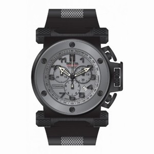 Invicta Jason Taylor Chronograph Titanium Dial Black Polyurethane Rubber Men's Watch 14516
