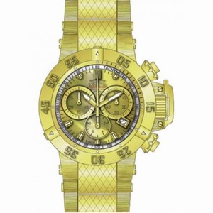 Invicta Jason Taylor Gold-tone Dial Gold Ion-plated Stainless Steel Men's Watch 14597