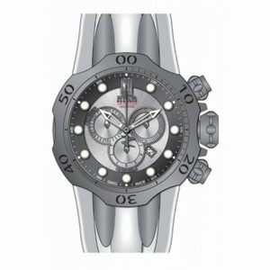 Invicta Jason Taylor Venom Chronograph  Grey Dial White Polyurethane Men's Watch 14414