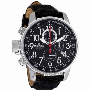 Invicta Lefty Force Chronograph Black Dial Stainless Steel Men's Watch 1512