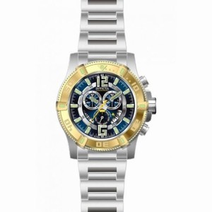 Invicta Luminary Chronograph Blue Dial Rose Gold-tone PVD Men's Watch 13640