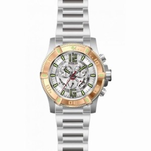 Invicta Luminary Chronograph White Dial Rose Gold-tone PVD Men's Watch 13635
