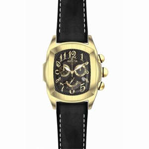 Invicta Lupah Chronograph Black Dial Gold-Tone Stainless Steel Men's Watch 13692