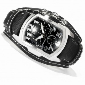Invicta Lupah Chronograph Black Dial Stainless Steel Men's Watch 11321