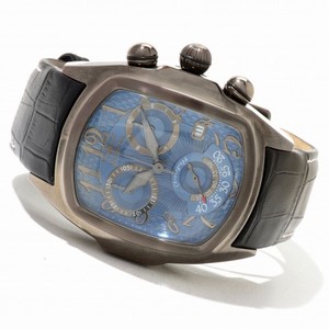 Invicta Lupah Chronograph Blue Dial Gunmetal-Tone Stainless Steel Men's Watch 13007