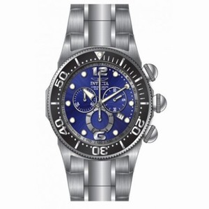 Invicta Lupah Chronograph Blue Dial Stainless Steel Men's Watch 14196