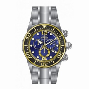 Invicta Lupah Chronograph Blue Dial Stainless Steel Men's Watch 14201