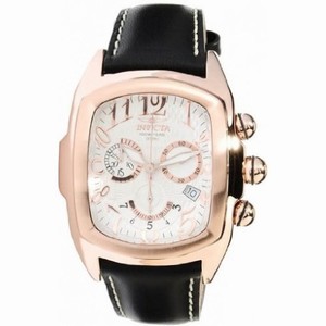 Invicta Lupah Chronograph Silver Dial Rose Gold-Tone Stainless Steel Men's Watch 13694
