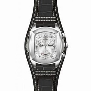 Invicta Lupah Chronograph Silver Dial Stainless Steel Men's Watch 11327