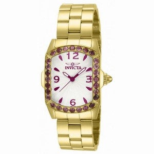 Invicta Lupah Purple Crystal Gold-tone Ladies Watch 14133