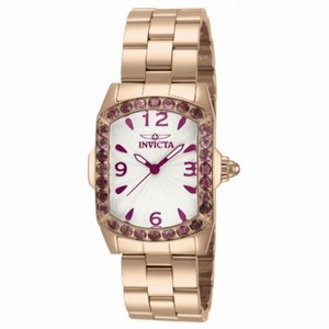 Invicta Lupah Purple Crystal Rose Gold-tone Ladies Watch 14134