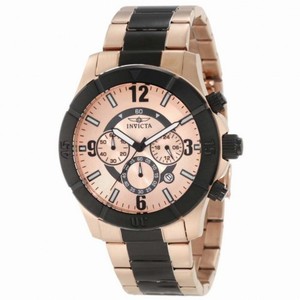 Invicta Men's Specialty Collection Chronograph Rose Dial Two-tone Men's Watch 1424