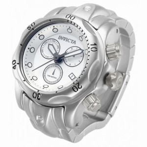 Invicta Miniature Venom Reserve Silver-tone Dial Alloy Band Desk Clock 13808