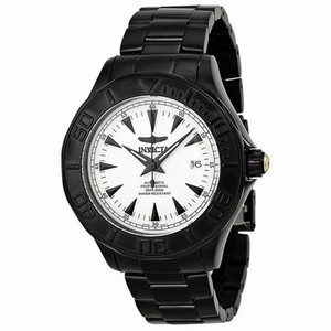 Invicta Ocean Ghost III White Dial Black Ionic Men's Watch 7113