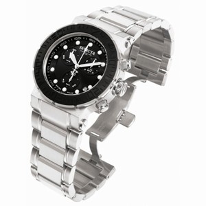 Invicta Ocean Reef Chronograph Black Dial Stainless Steel Men's Watch 1464