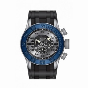 Invicta Pro Diver Antique Silver Dial Grey Silicone Rubber Men's Watch 14983
