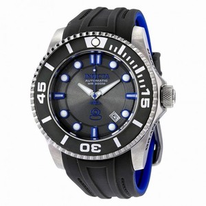 Invicta Pro Diver Automatic Black Dial Black and Blue Silicone Men's Watch 20200