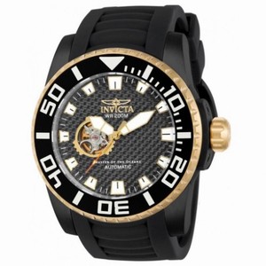 Invicta Pro Diver Automatic Black Dial Black Rubber Men's Watch 14685