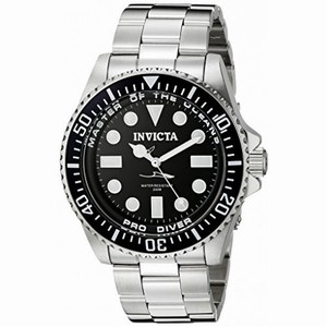 Invicta Pro Diver Black Dial Stainless Steel Men's Stainless Steel Watch 20119