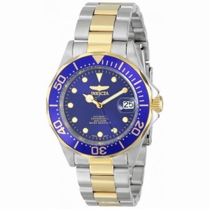 Invicta Pro Diver Automatic Blue Dial Two-tone Stainless Steel Men's Watch 17042