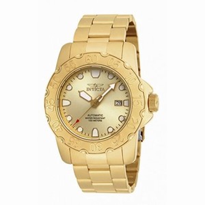 Invicta Pro Diver Automatic Champagne Dial Gold-plated Men's Watch 17091