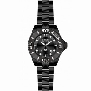 Invicta Pro Diver Automatic Charcoal Dial Black Ion-plated Men's Watch 19810
