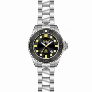 Invicta Pro Diver Automatic Matt Black Dial Stainless Steel Men's Watch 19797