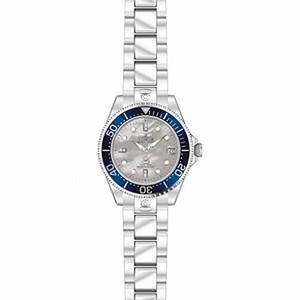 Invicta Pro Diver Automatic Platinum Dial Stainless Steel Ladies Watch 22030