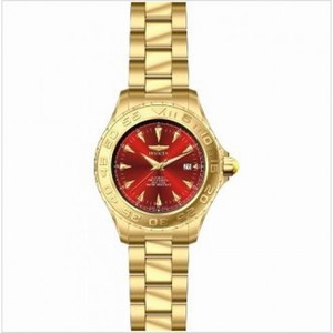 Invicta Pro Diver Automatic Red Dial Gold-Tone Stainless Steel Men's Watch 80259