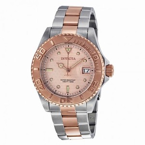 Invicta Pro Diver Automatic Rose Dial Two-tone Men's Watch 14344
