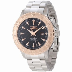 Invicta Pro Diver Black Carbon Fiber Dial Stainless Steel Men's Watch 12557