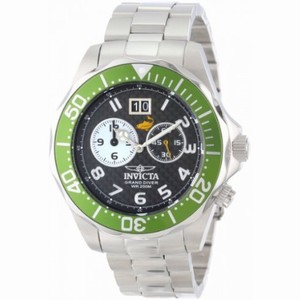 Invicta Pro Diver Black Carbon Fiber Dial Stainless Steel Men's Watch 14443