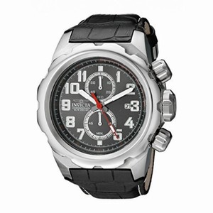 Invicta Pro Diver Black Dial Black Leather Men's Watch 15068