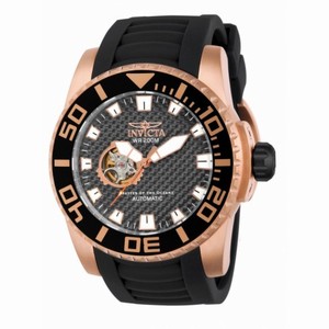 Invicta Pro Diver Black Dial Black Polyurethane Men's Watch 14684