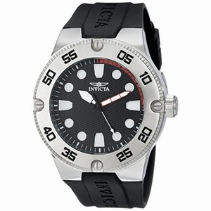 Invicta Pro Diver Black Dial Black Silicone Men's Watch 17916