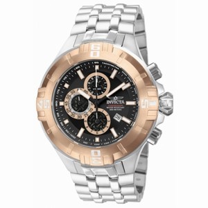 Invicta Pro Diver Black Dial Chronograph Stainless Steel Men's Watch 12354