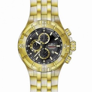 Invicta Pro Diver Black Dial Gold Ion-plated Men's Watch 15546