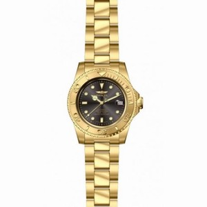 Invicta Pro Diver Black Dial Gold Ion-plated Men's Watch 15848