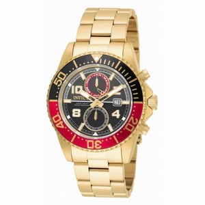 Invicta Pro Diver Black Dial Gold-plated Men's Watch 18518