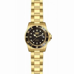Invicta Pro Diver Black Dial Gold-plated Men's Watch 8929C