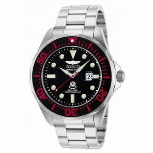 Invicta Pro Diver Black Dial Stainless Steel Men's Watch 14652