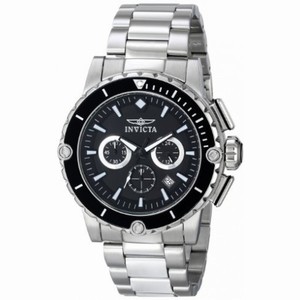 Invicta Pro Diver Black Dial Stainless Steel Men's Watch 15398