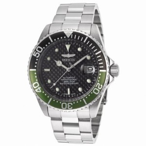 Invicta Pro Diver Black Dial Stainless Steel Men's Watch 15586